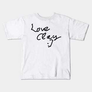 Love Clay :] - Daniil Medvedev Kids T-Shirt